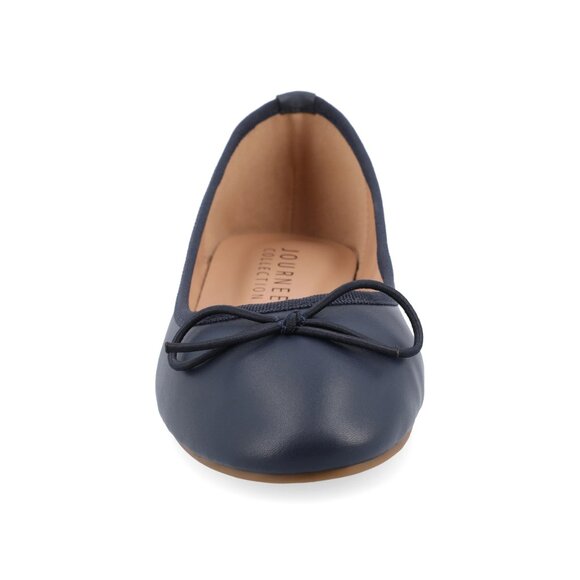 Journee Collection Women's Vika Ballet Flats - Black | Size 7 - Picture 6 of 8